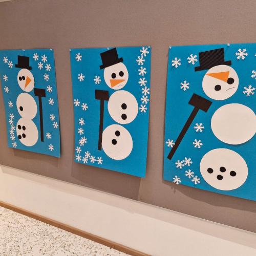 Winterliche Kunstwerke